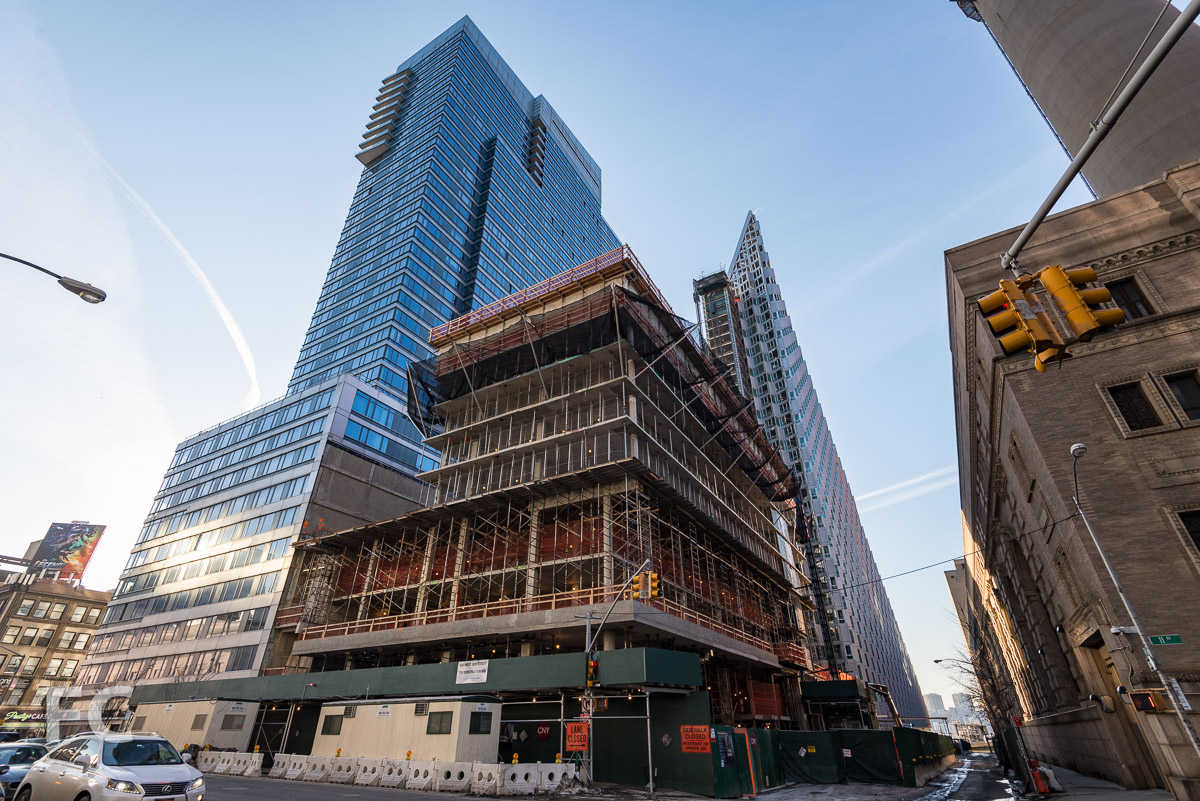 Northeast corner from 11th Avenue.