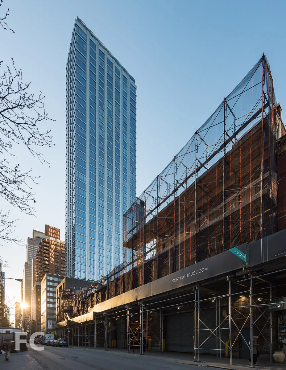 North facade from West 52nd Street.