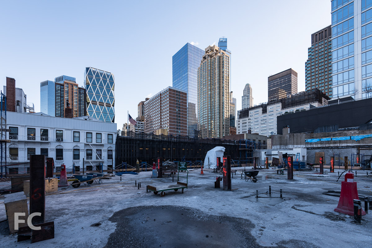 Looking northeast towards Midtown from the third floor deck.