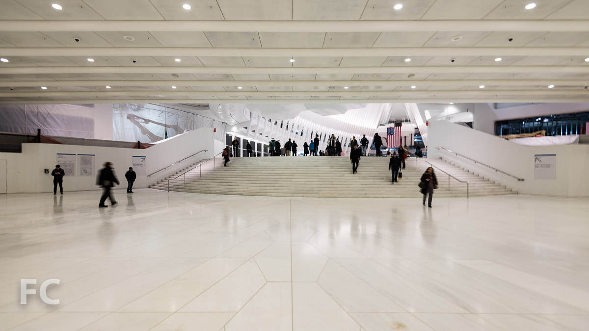 Entrance to the Transit Hall from the PATH Hall.