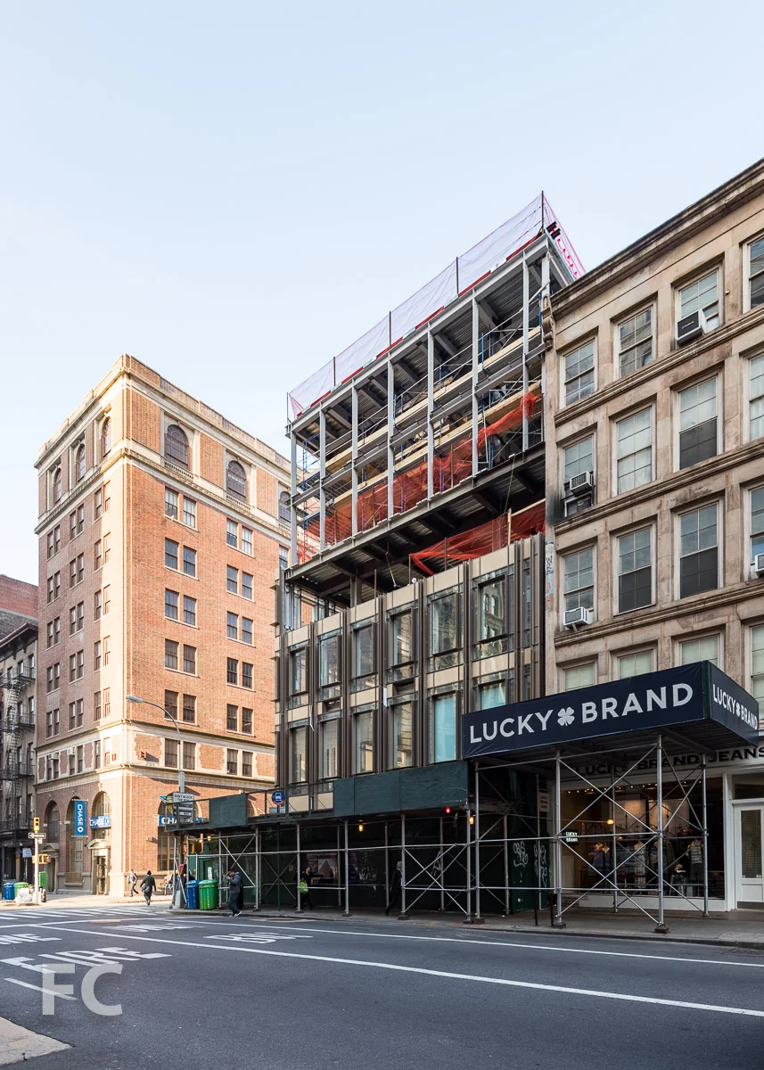 East facade from Broadway.
