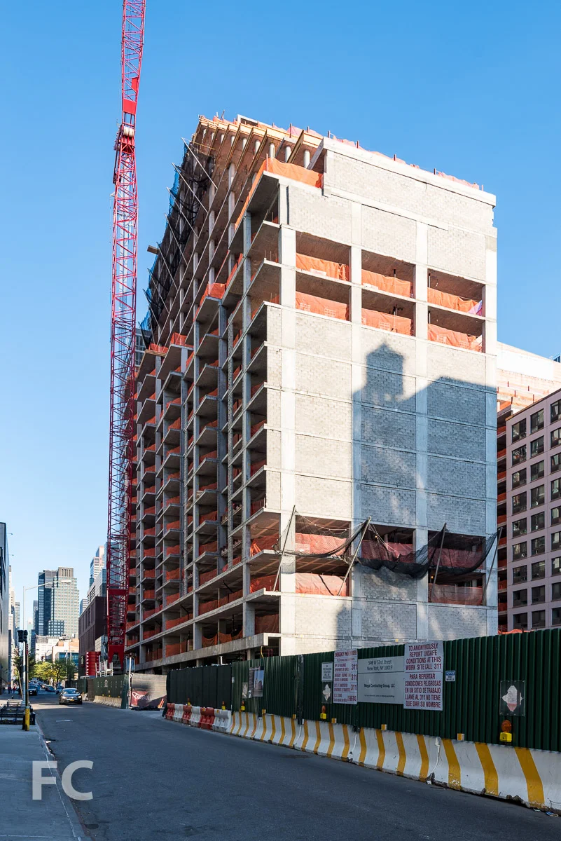 Northwest corner from West 53rd Street.