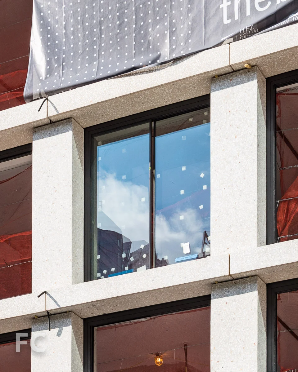 Facade detail with window.