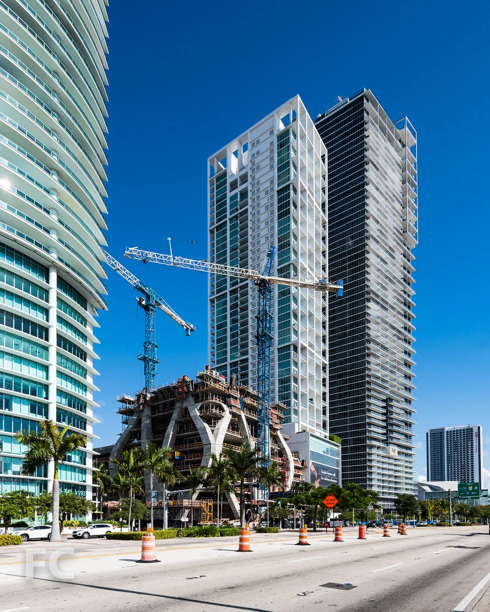 Southeast corner from Biscayne Boulevard.