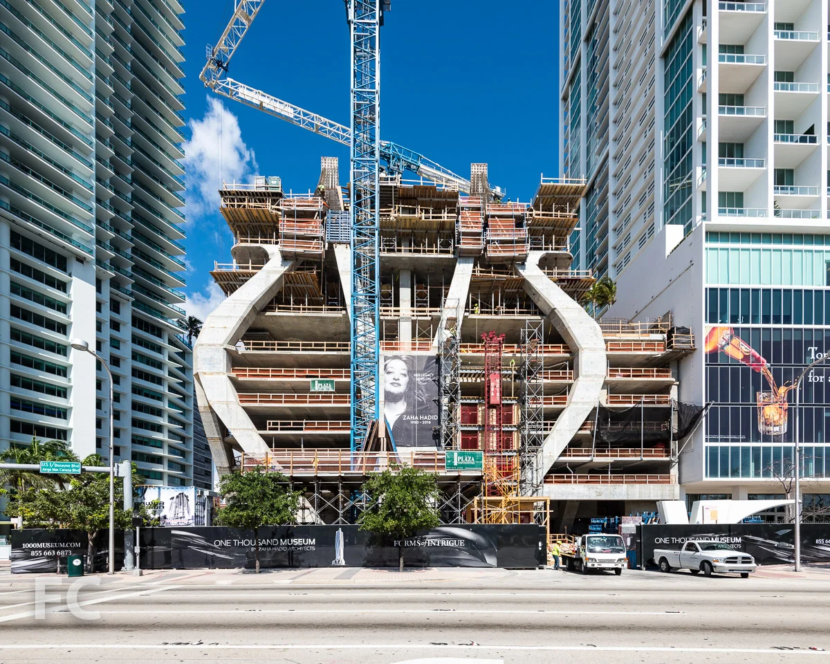 East facade from Biscayne Boulevard.