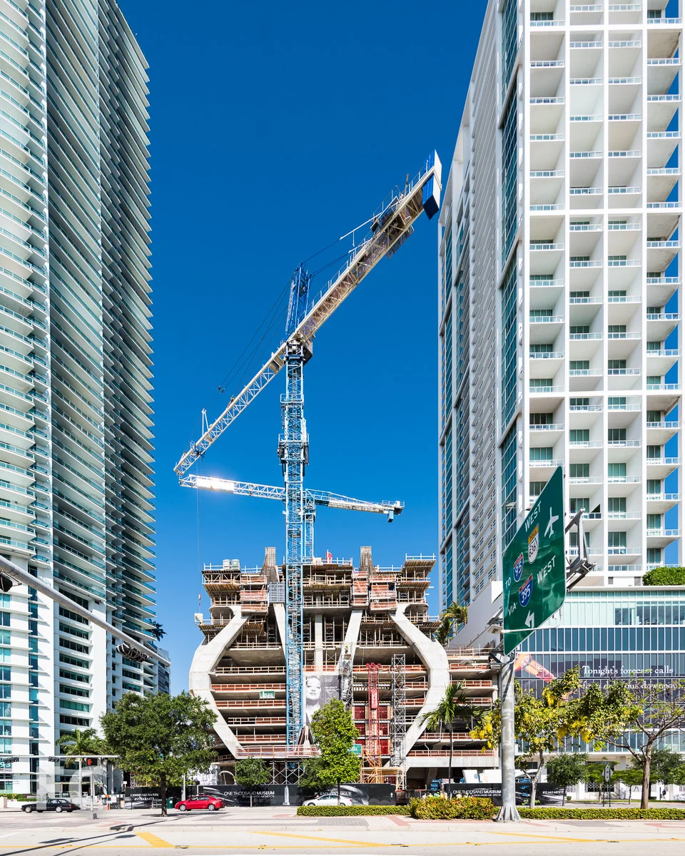 East facade from Biscayne Boulevard.