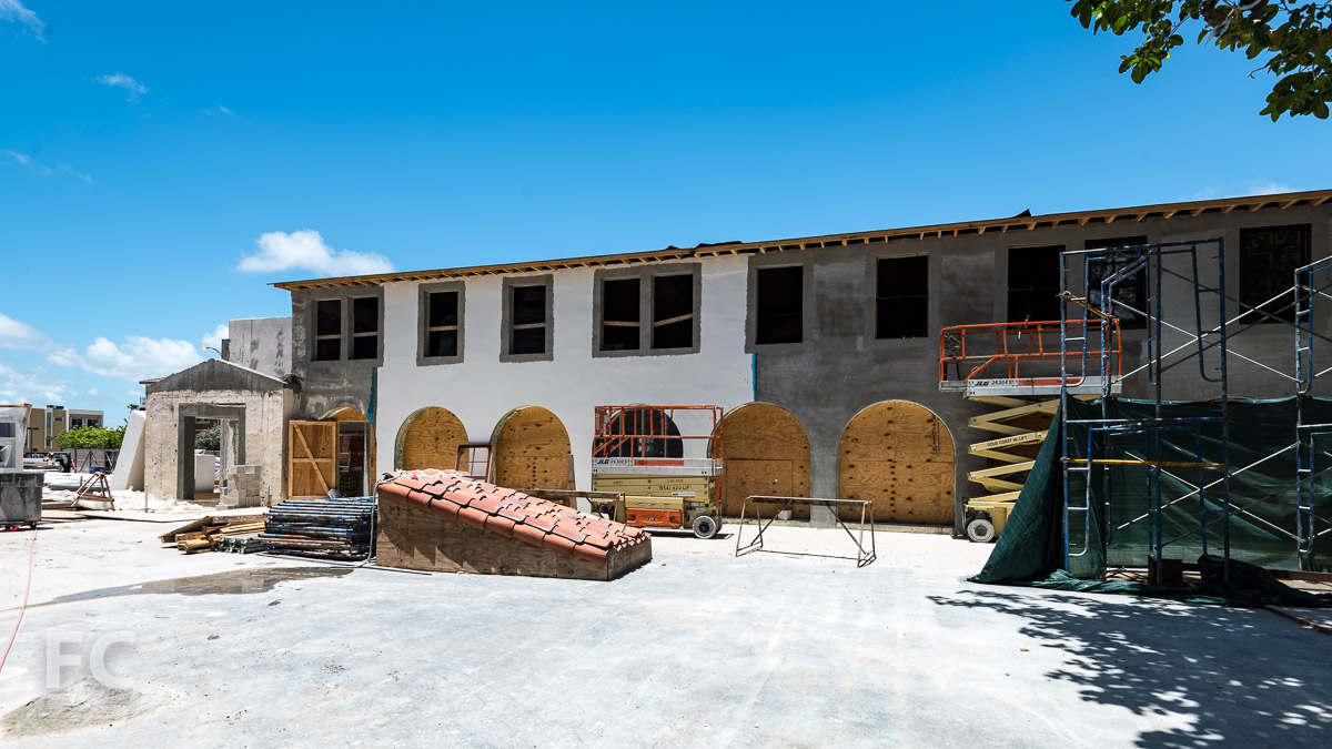 East façade of the original Surf Club.