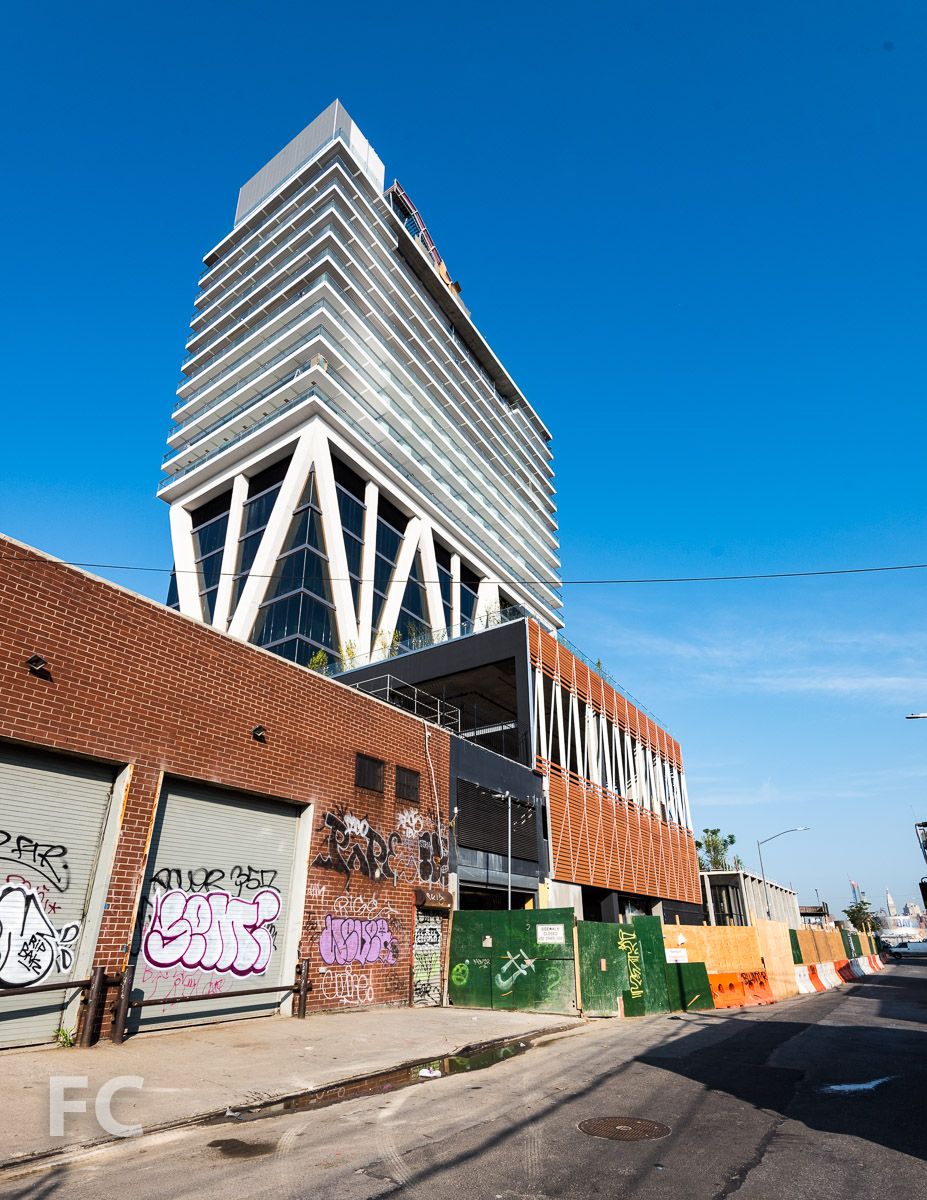 Northeast corner from North 13th Street.