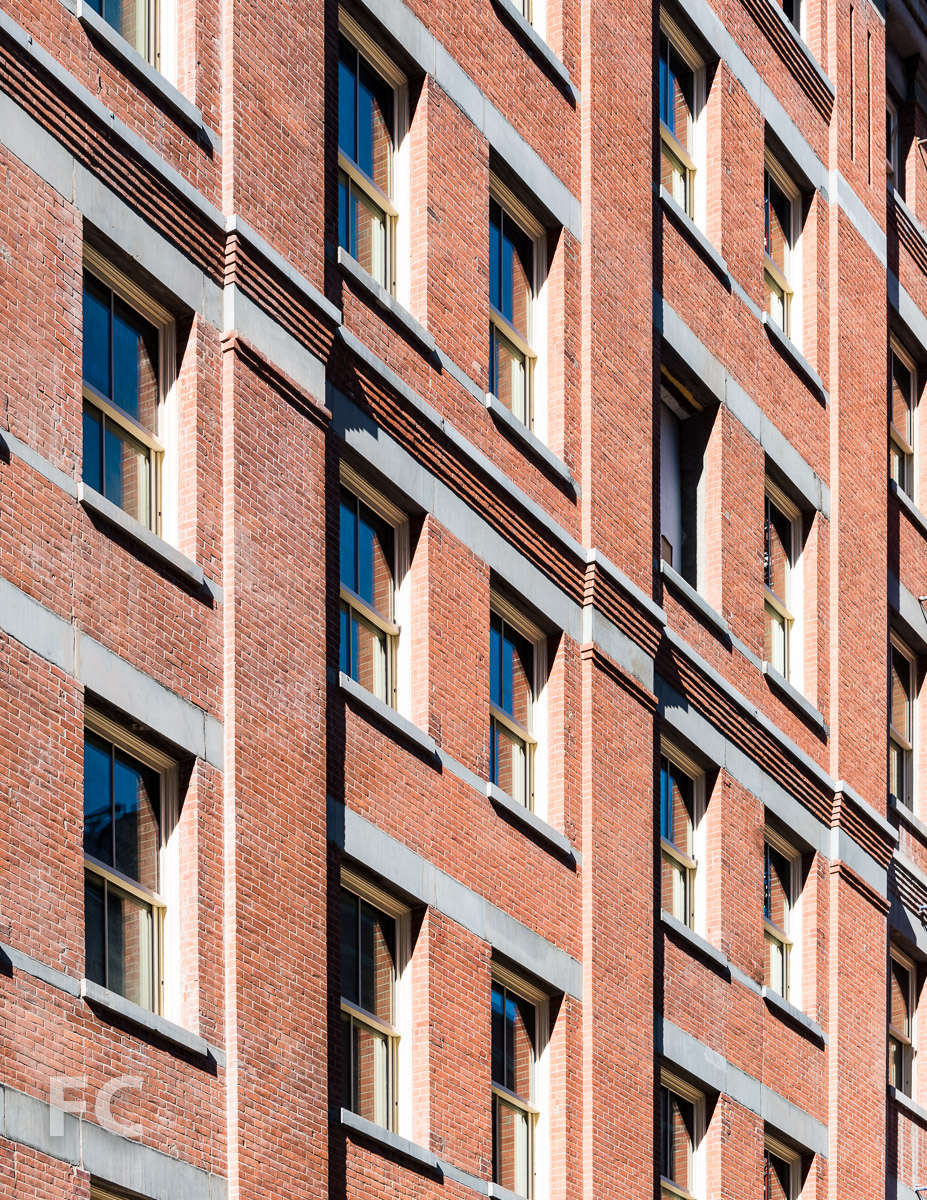 North facade detail.