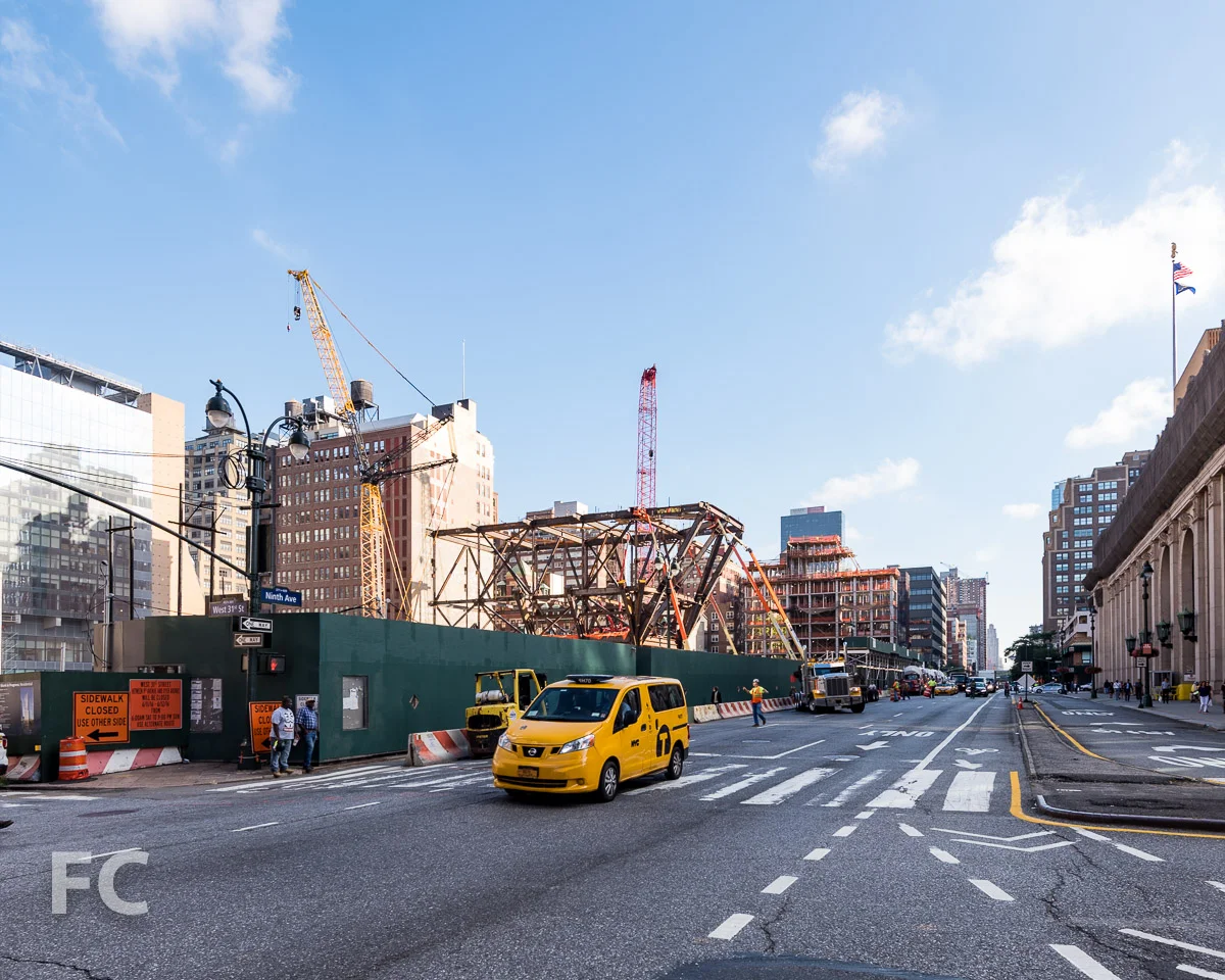 Southeast corner of the development.