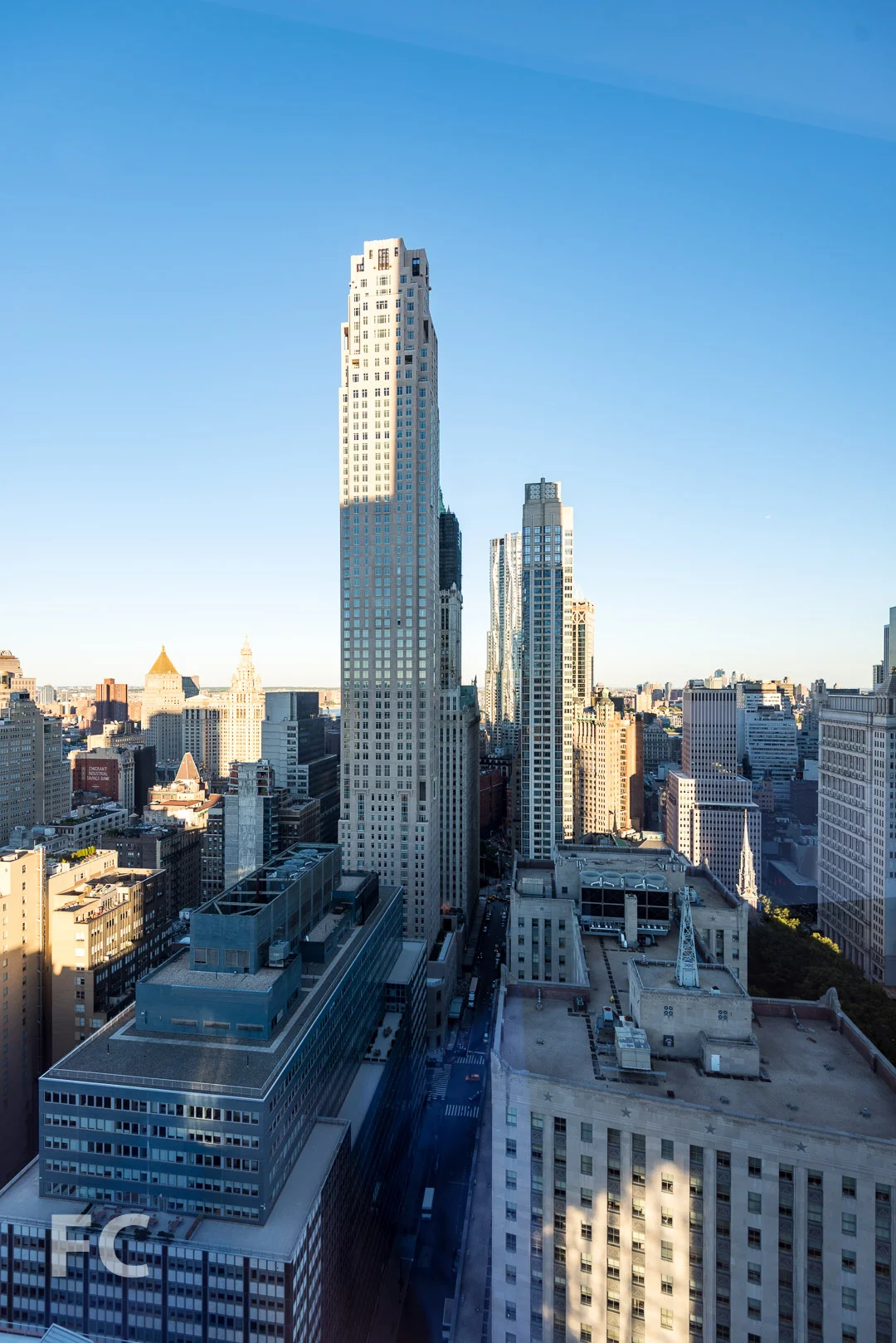 30 Park Place as seen from 7 World Trade Center.