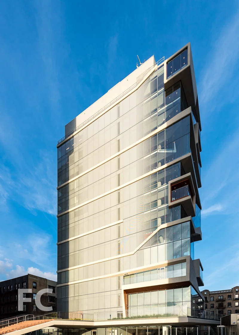 West facade.