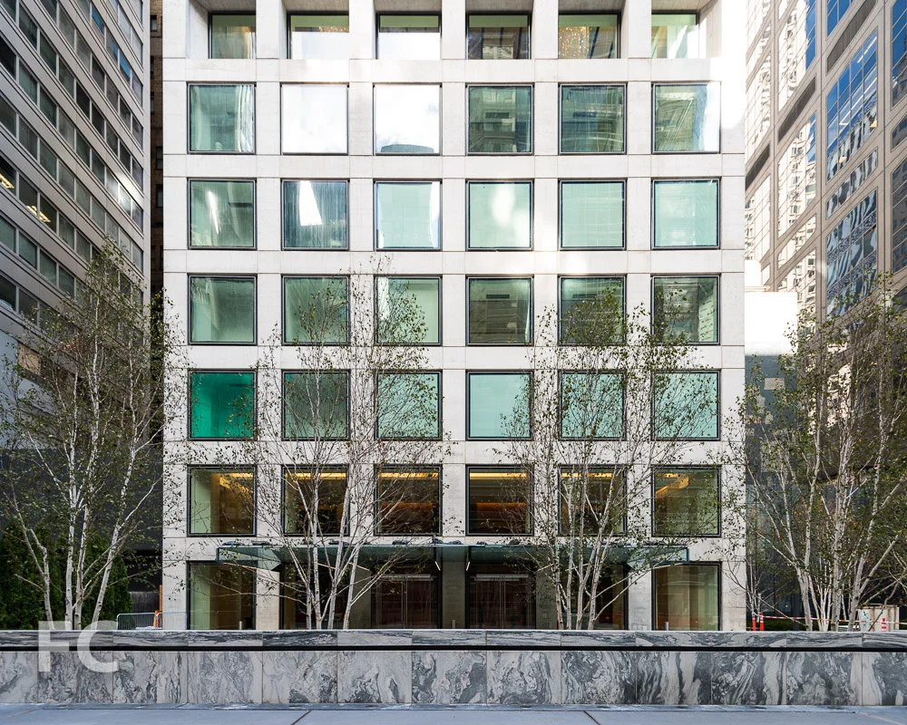 Residential entry off of East 56th Street.
