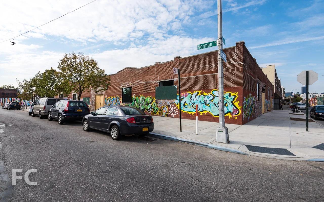 Southeast corner from Norman Avenue.