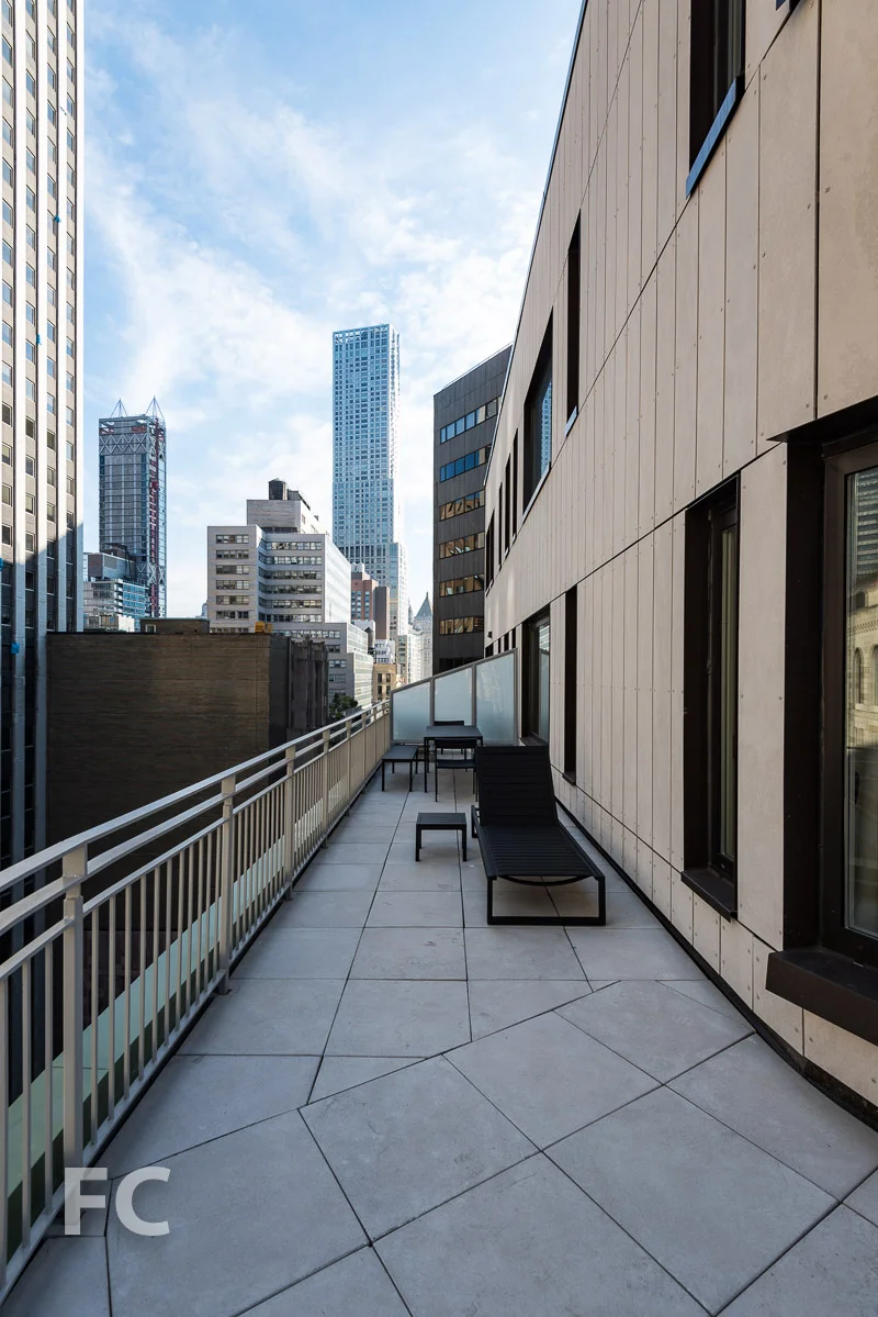 Private residential terrace.