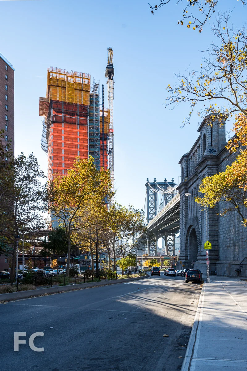 Looking south on Cherry Street.
