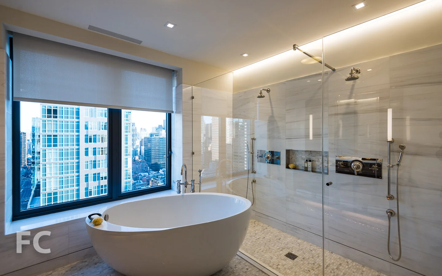 Master bathroom.