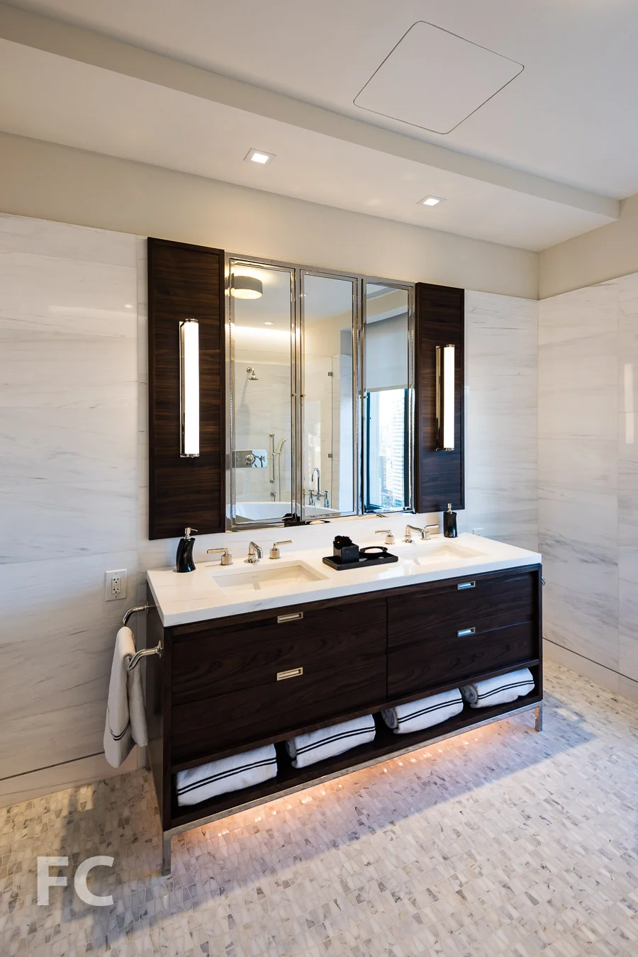 Master bathroom vanity.