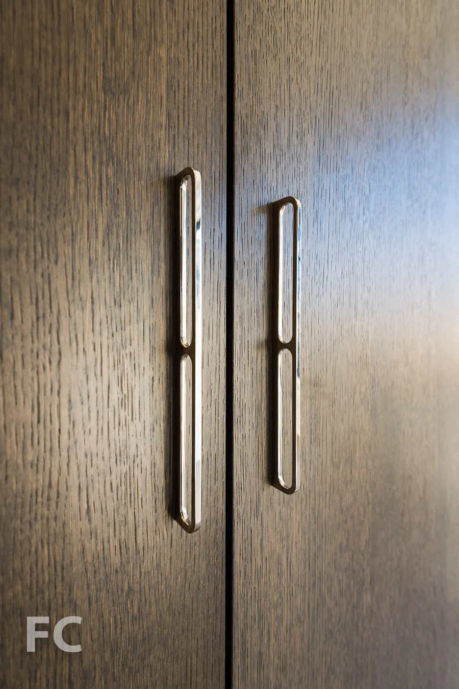 Kitchen cabinet detail.