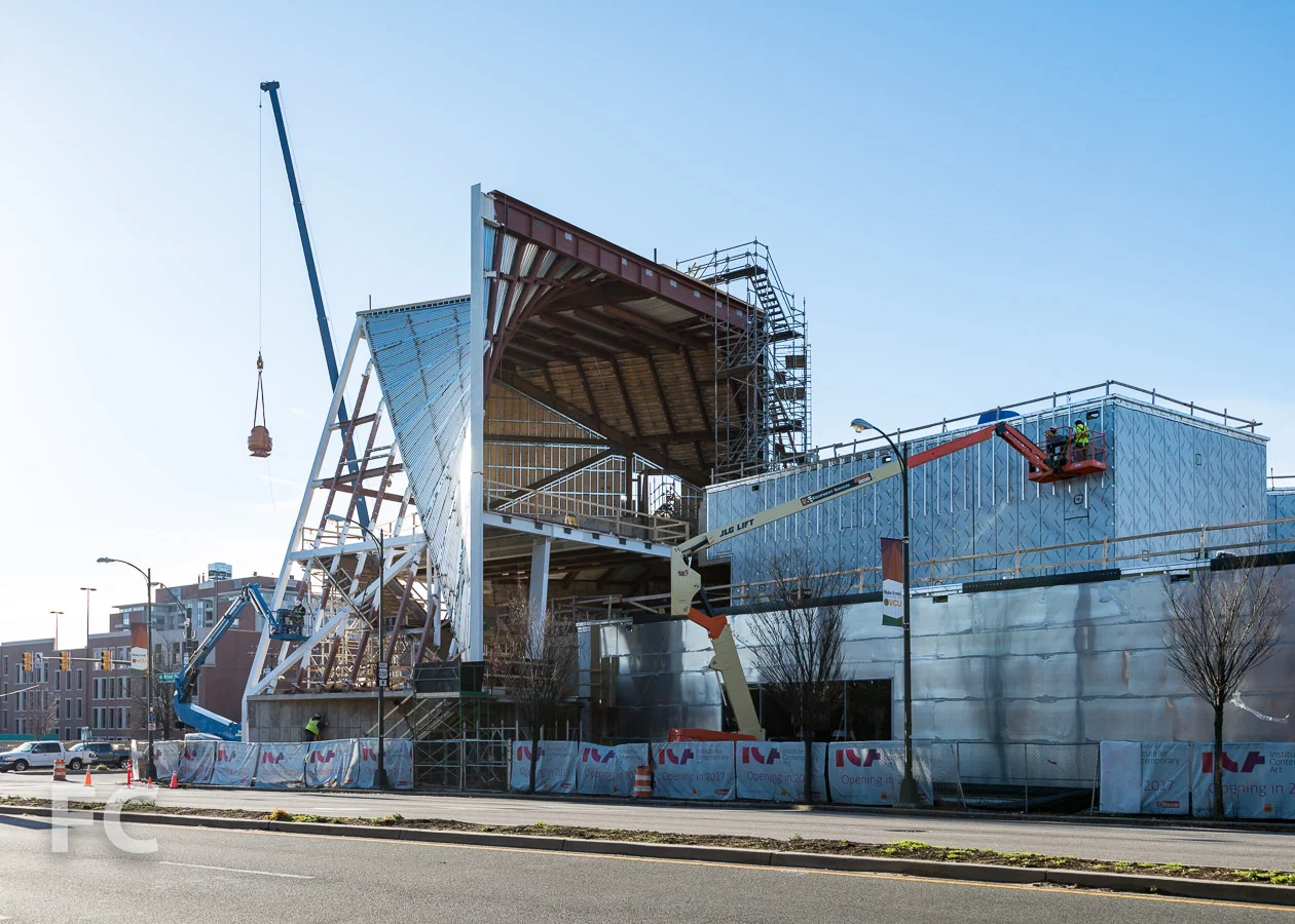 Northeast corner from West Broad Street.