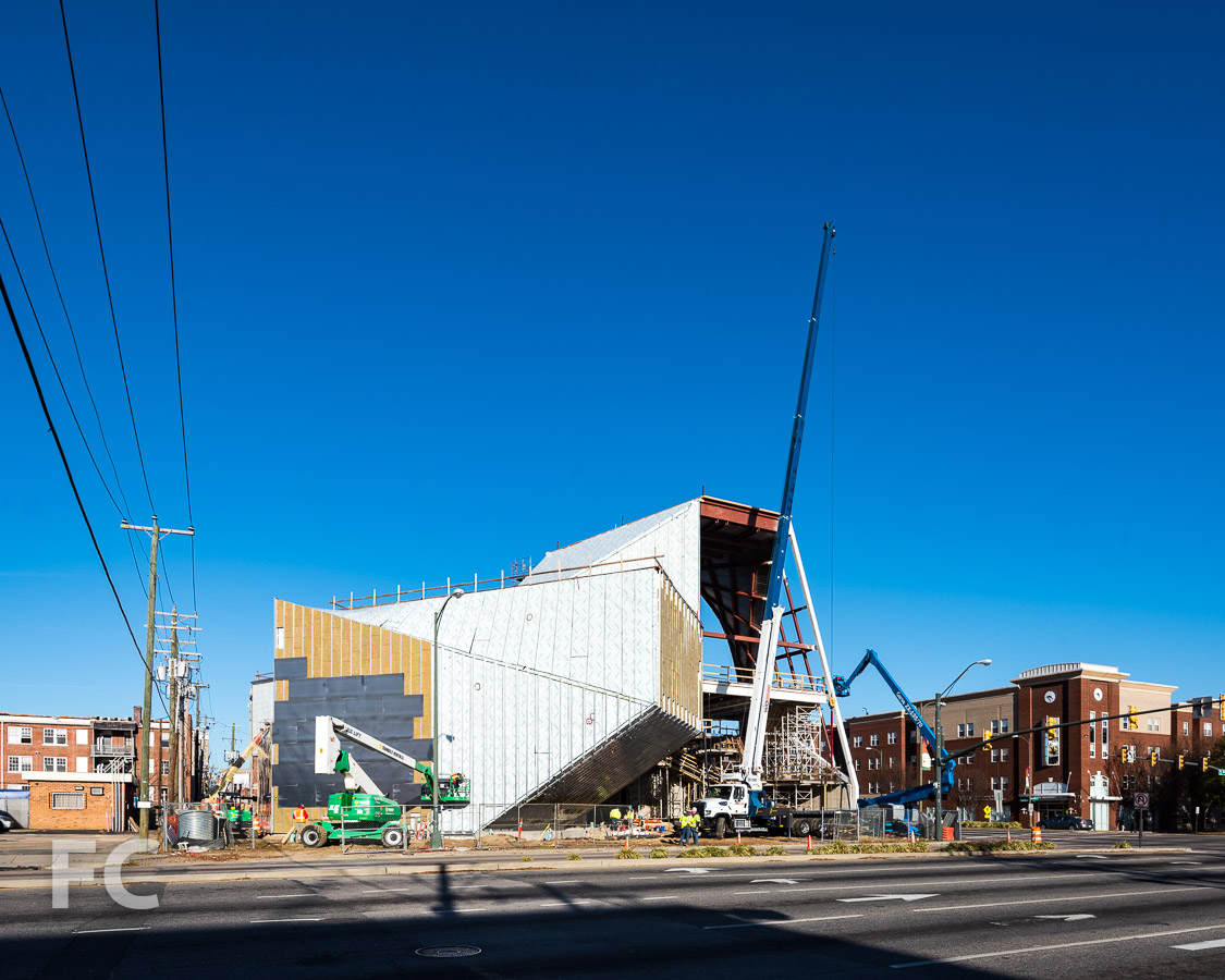 South facade from North Belvidere Street.