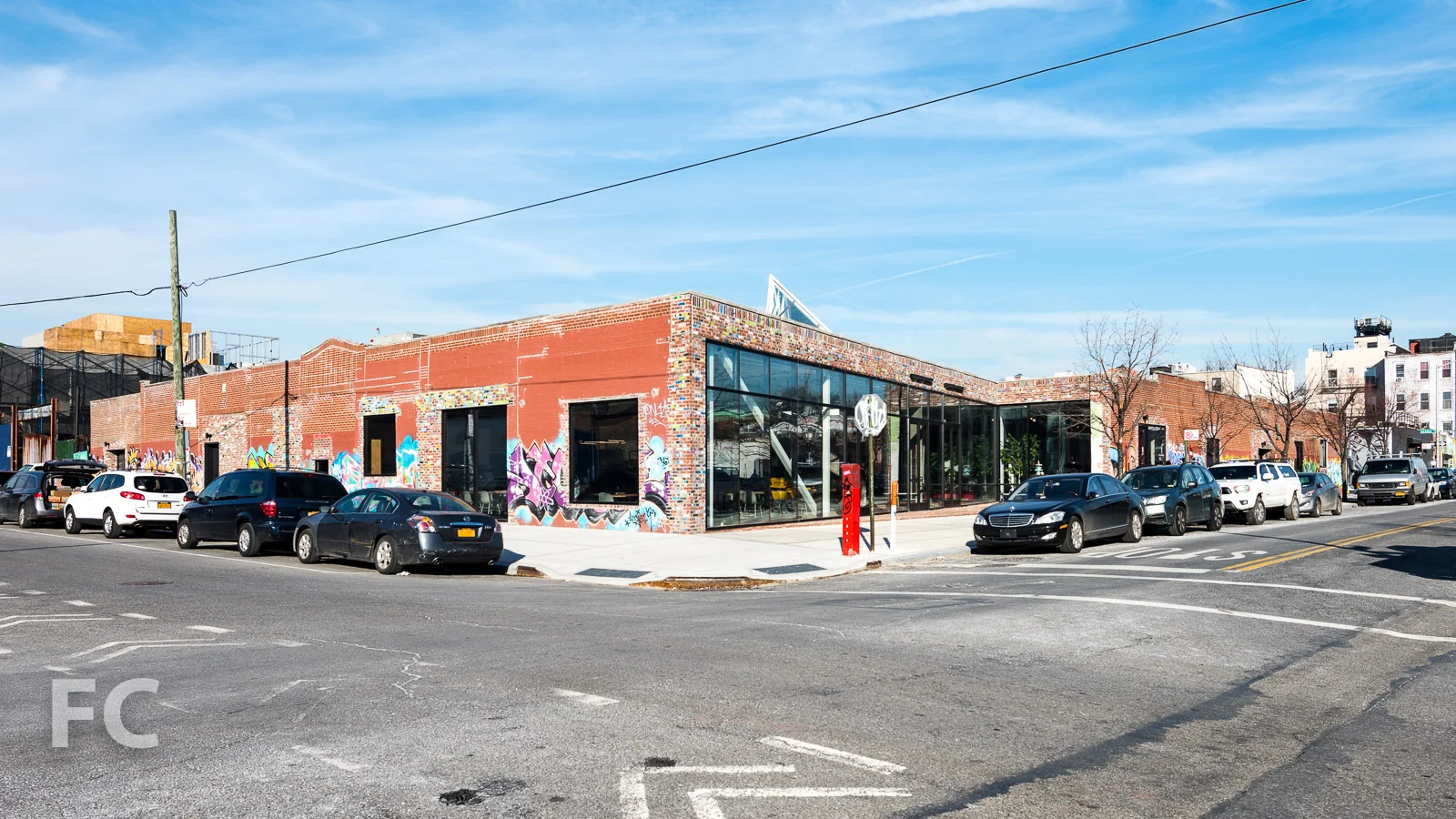Southwest corner from Banker Street.