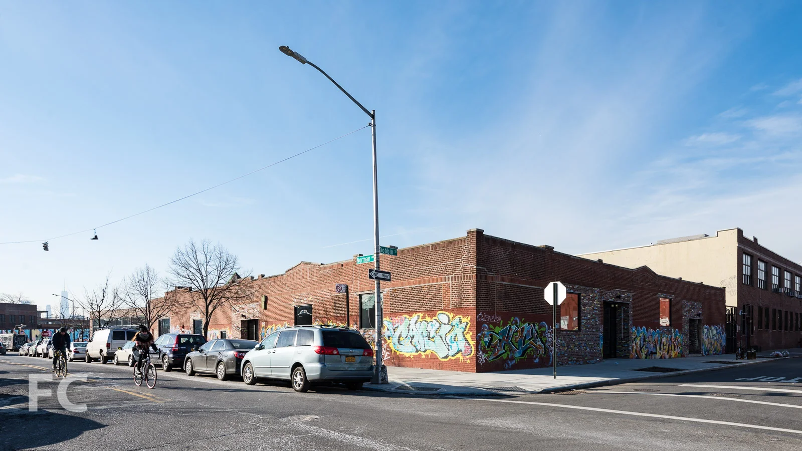 Southeast corner from Norman Avenue.