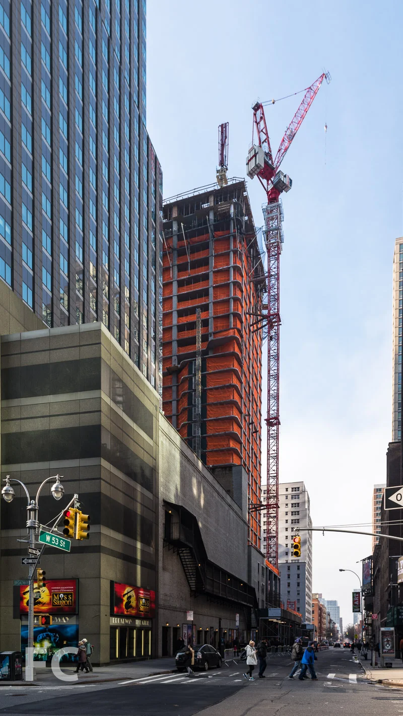 Northeast corner from Broadway.