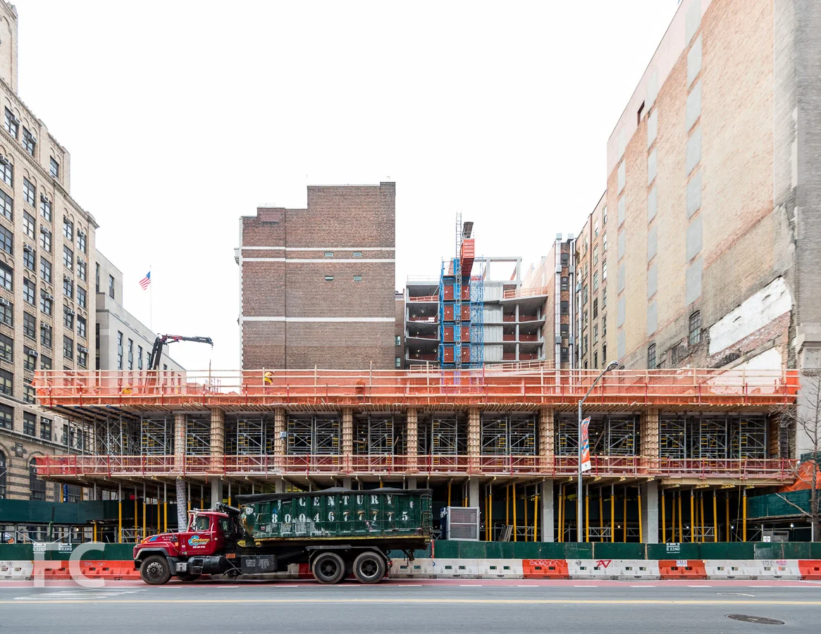 North facade from East 23rd Street.