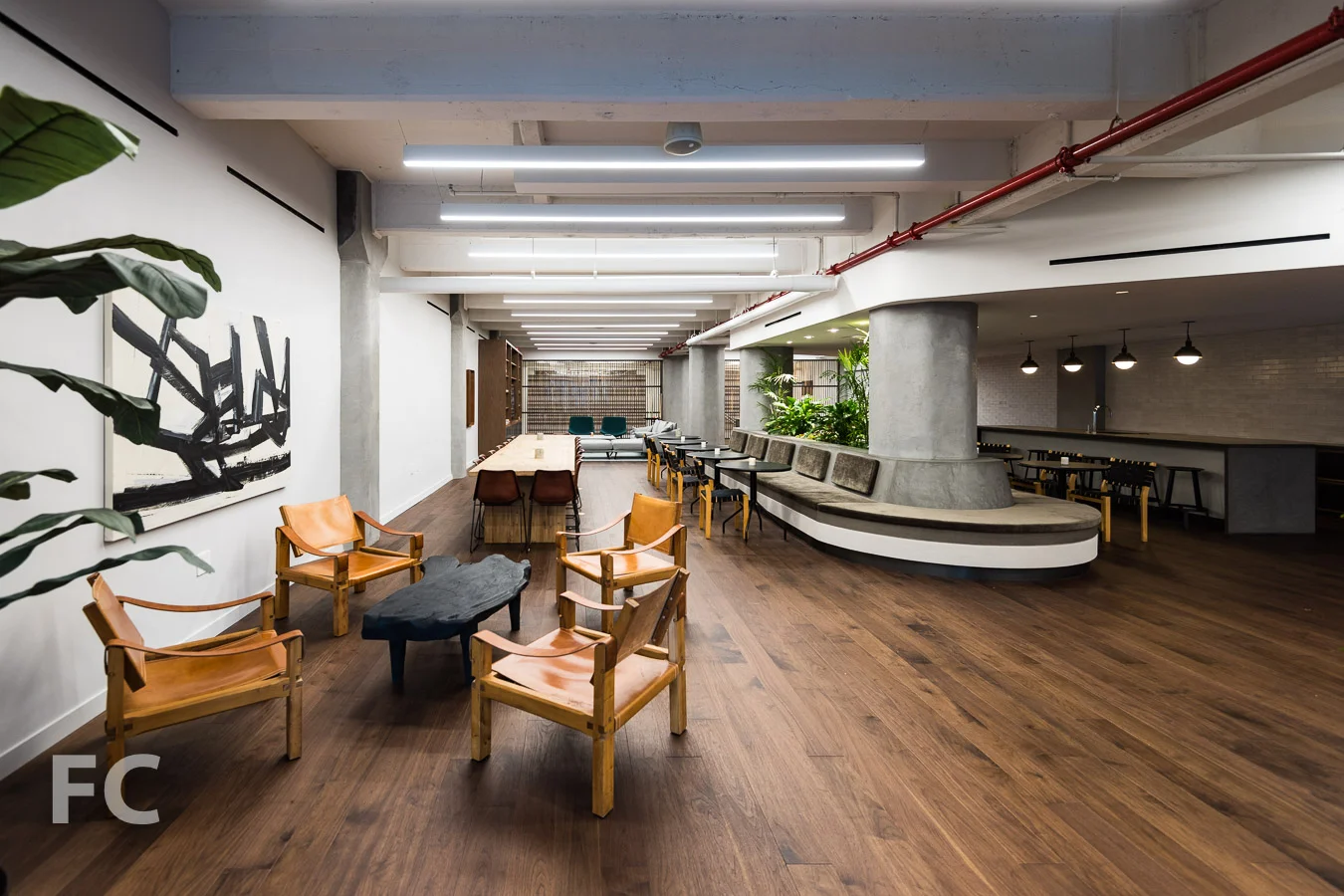 Amenity lounge.