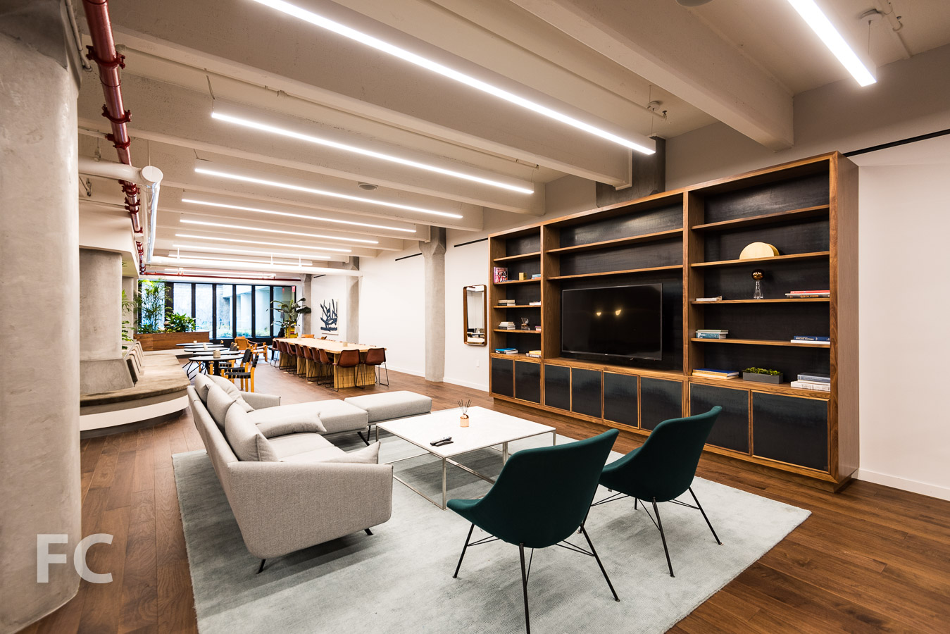 The lounge.