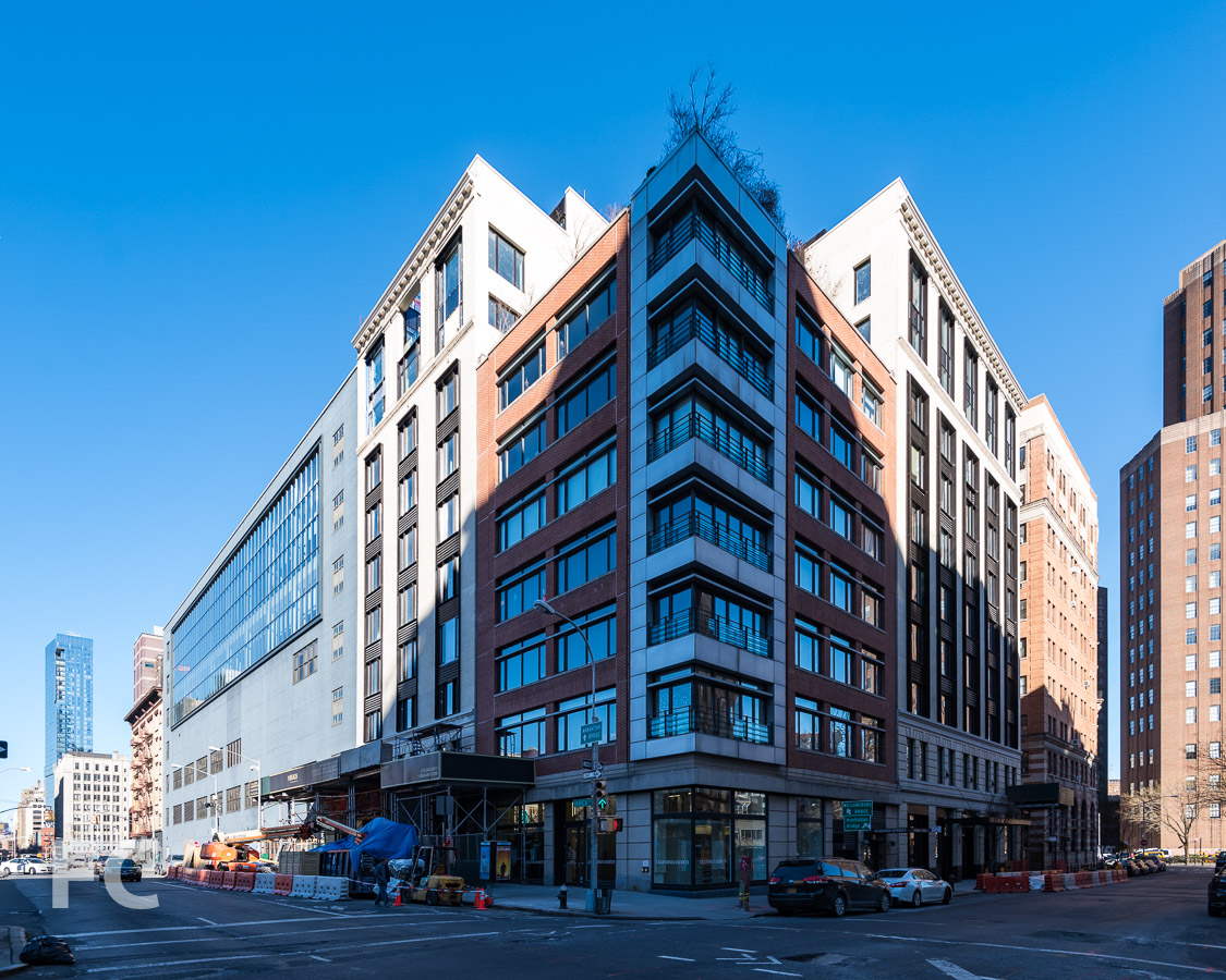 Southwest corner at Varick Street and Beach Street.