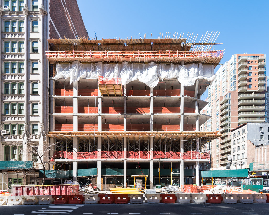 East facade from Lexington Avenue.