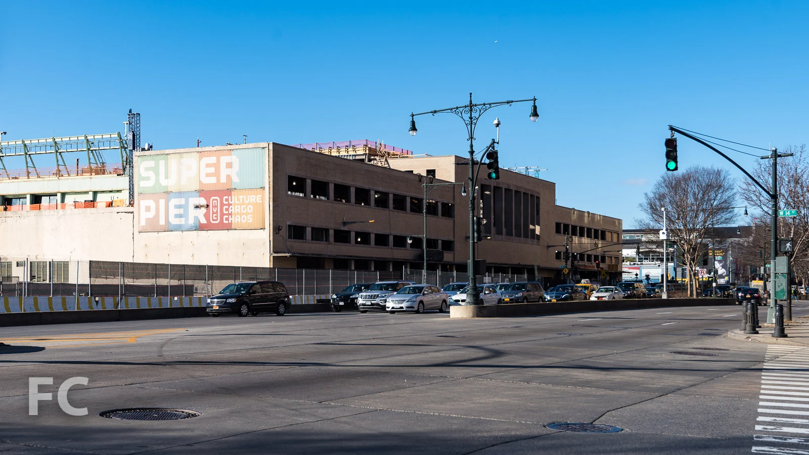 Southeast corner of the pier from 11th Avenue.