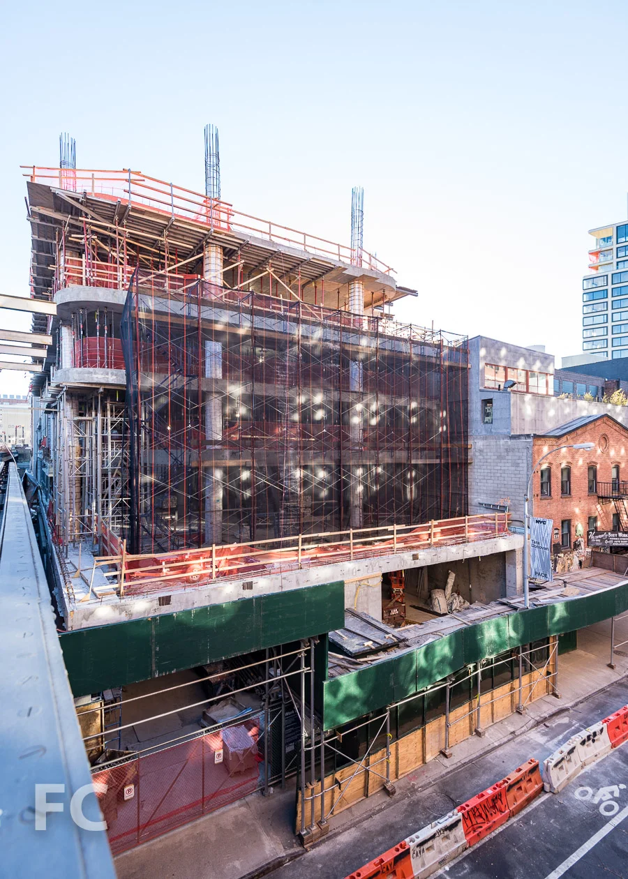 North facade from the High Line.