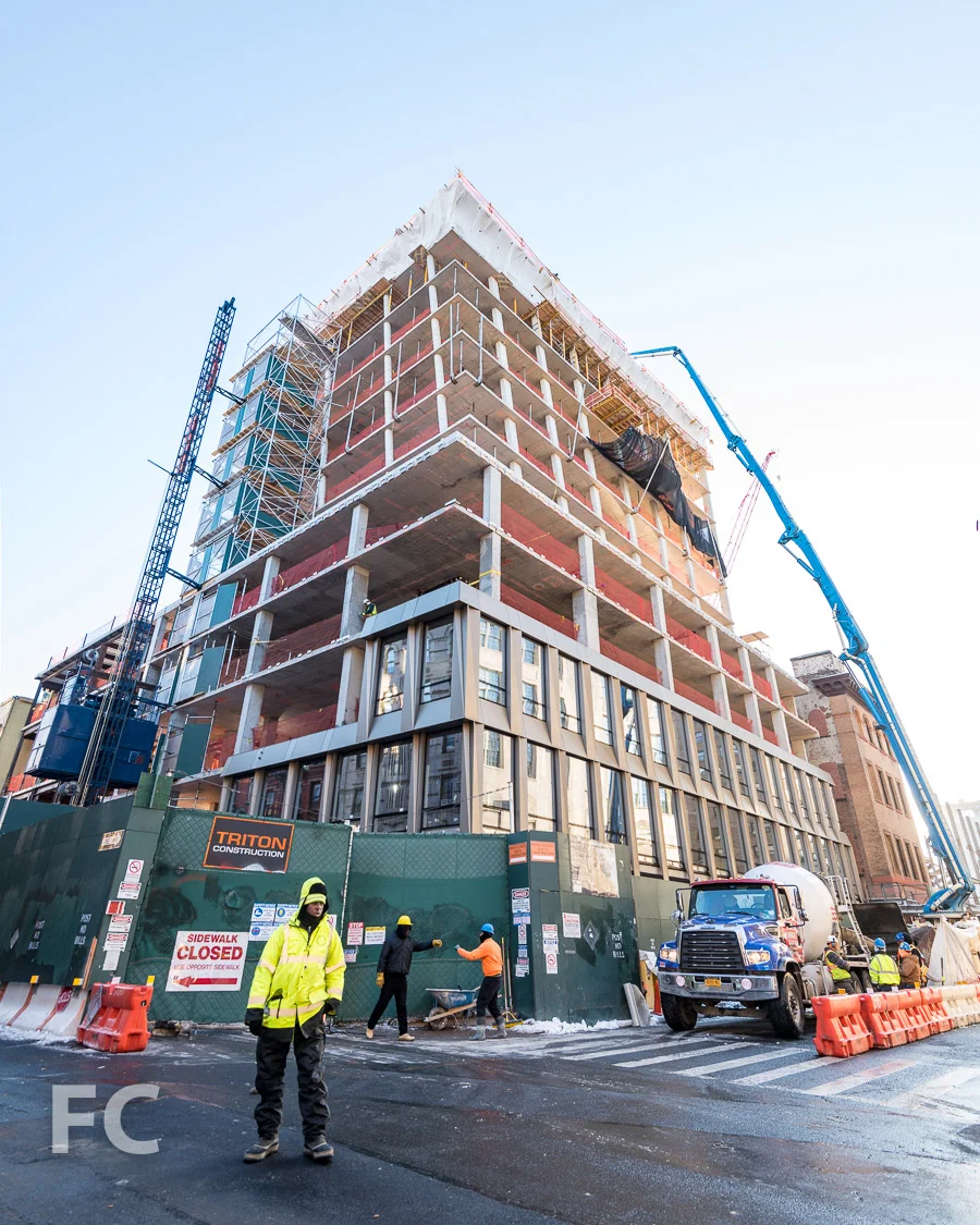 Southwest corner from Broome Street.