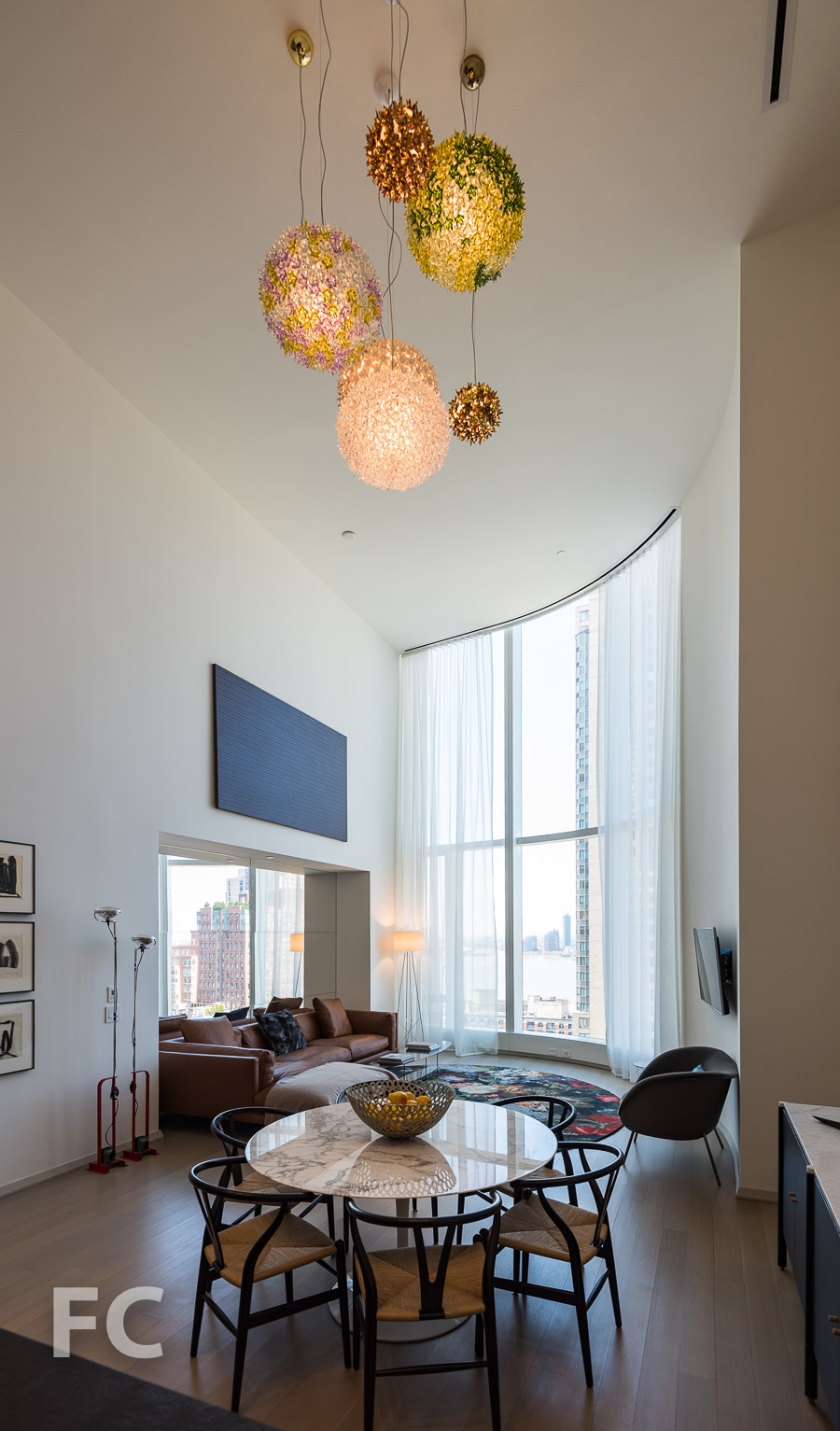 Living/dining room.