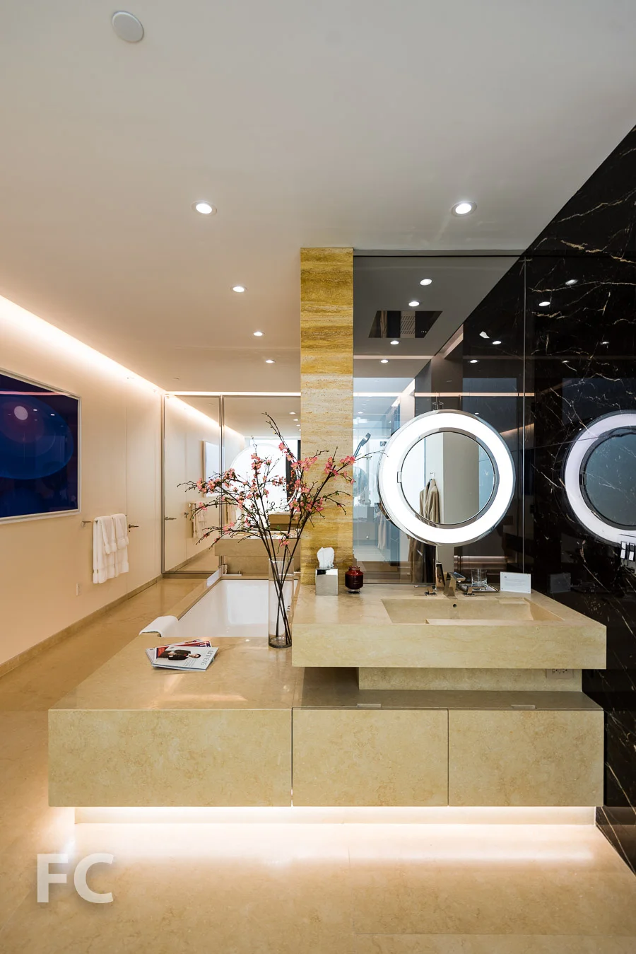 Master bathroom.