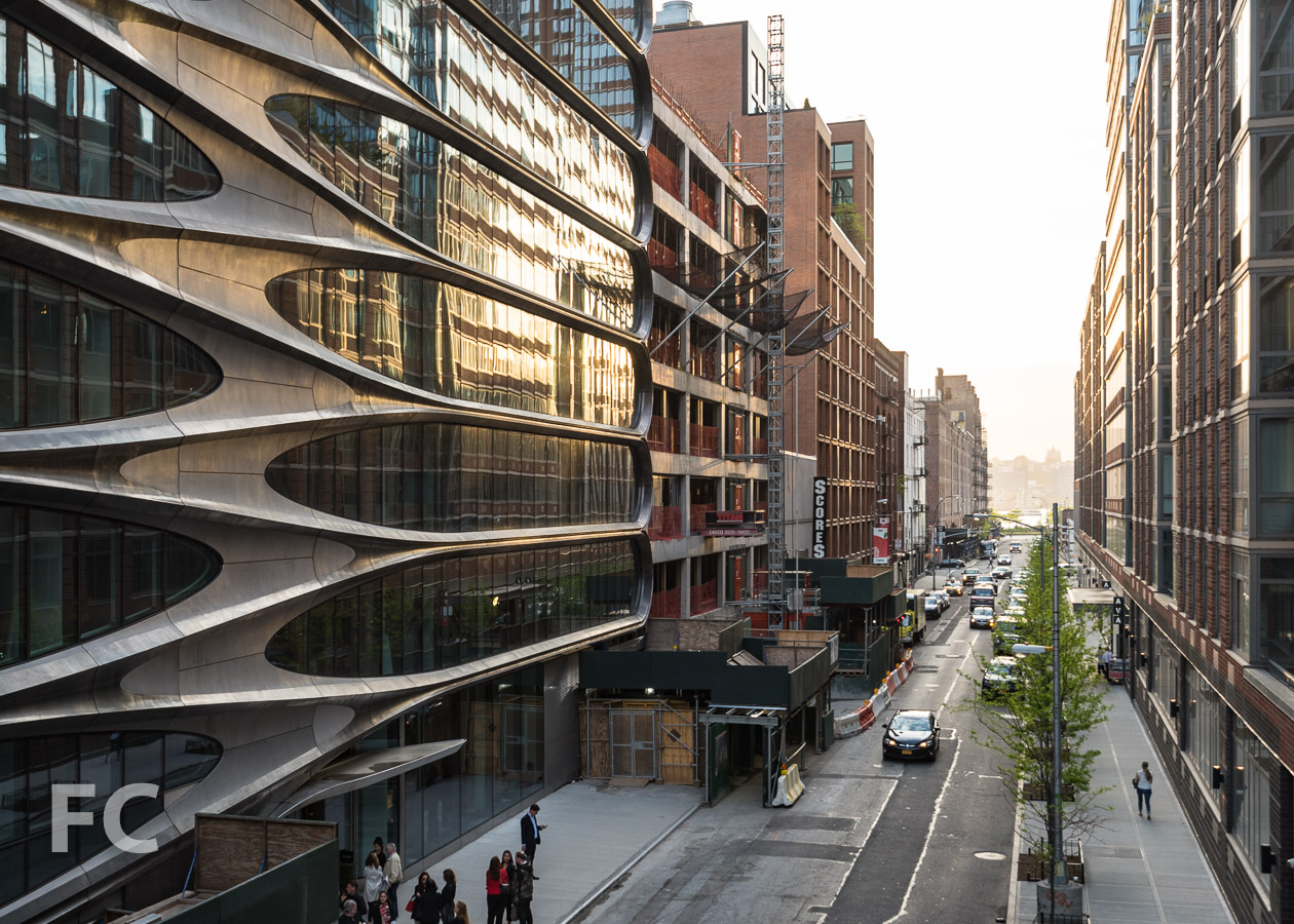 North facade from the High Line.