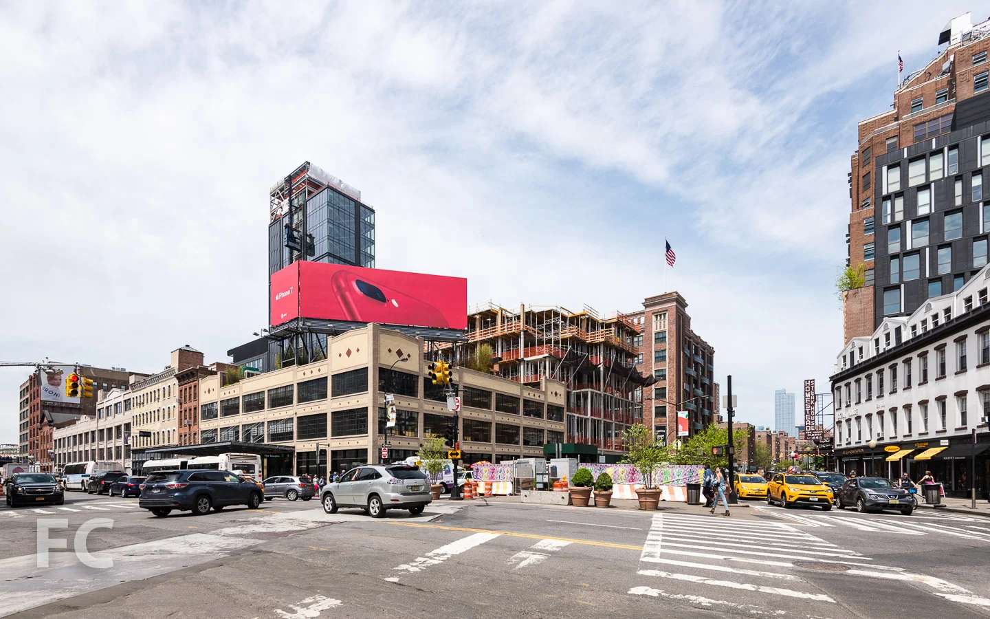 Southeast corner from West 14th Street.