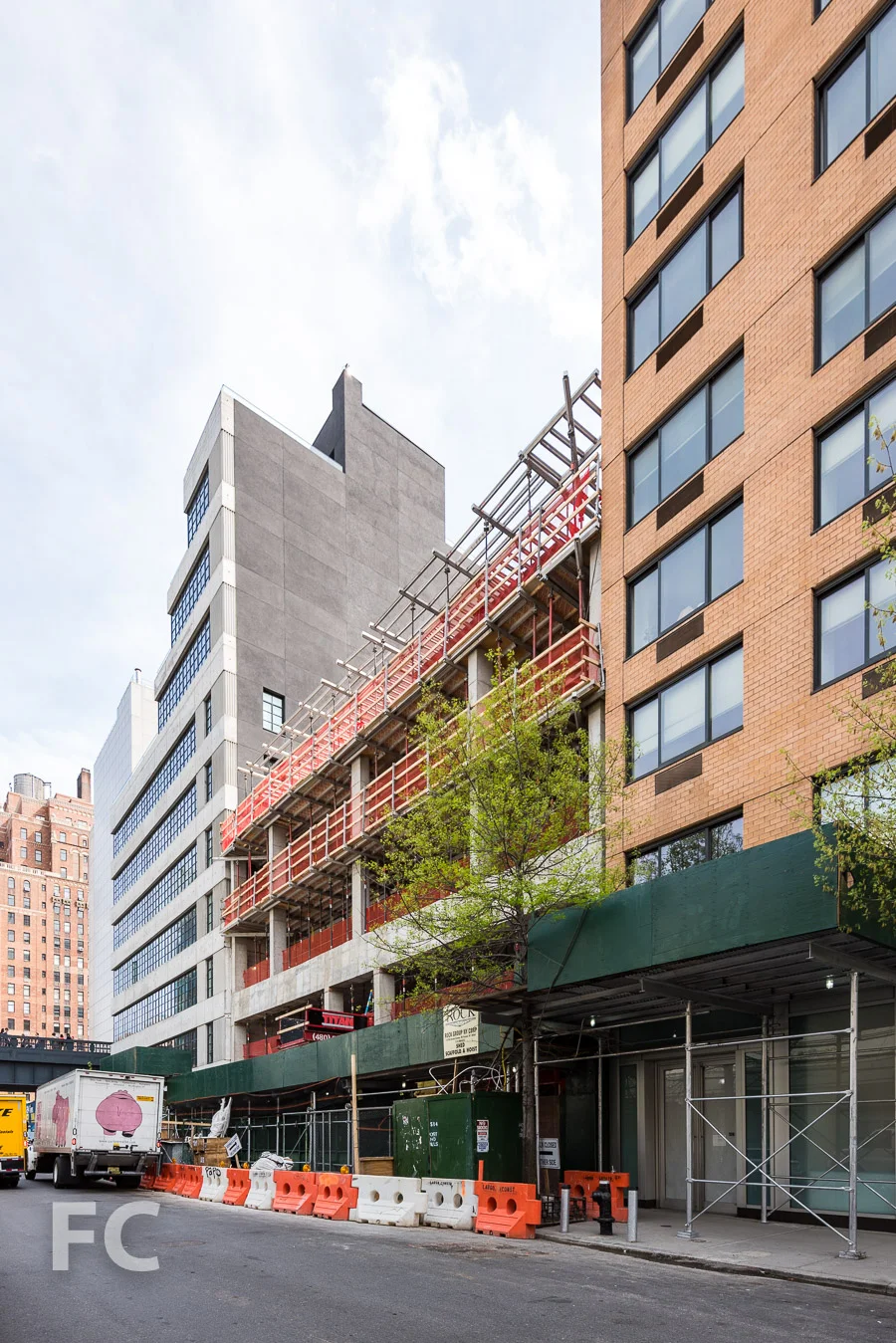 North facade from West 24th Street.