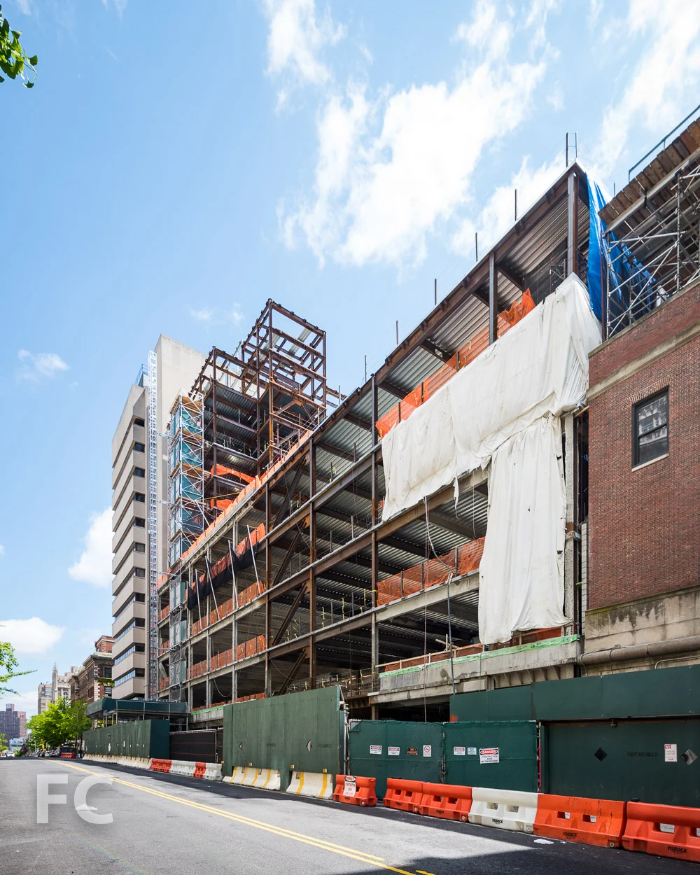 Southwest corner from Claremont Avenue.