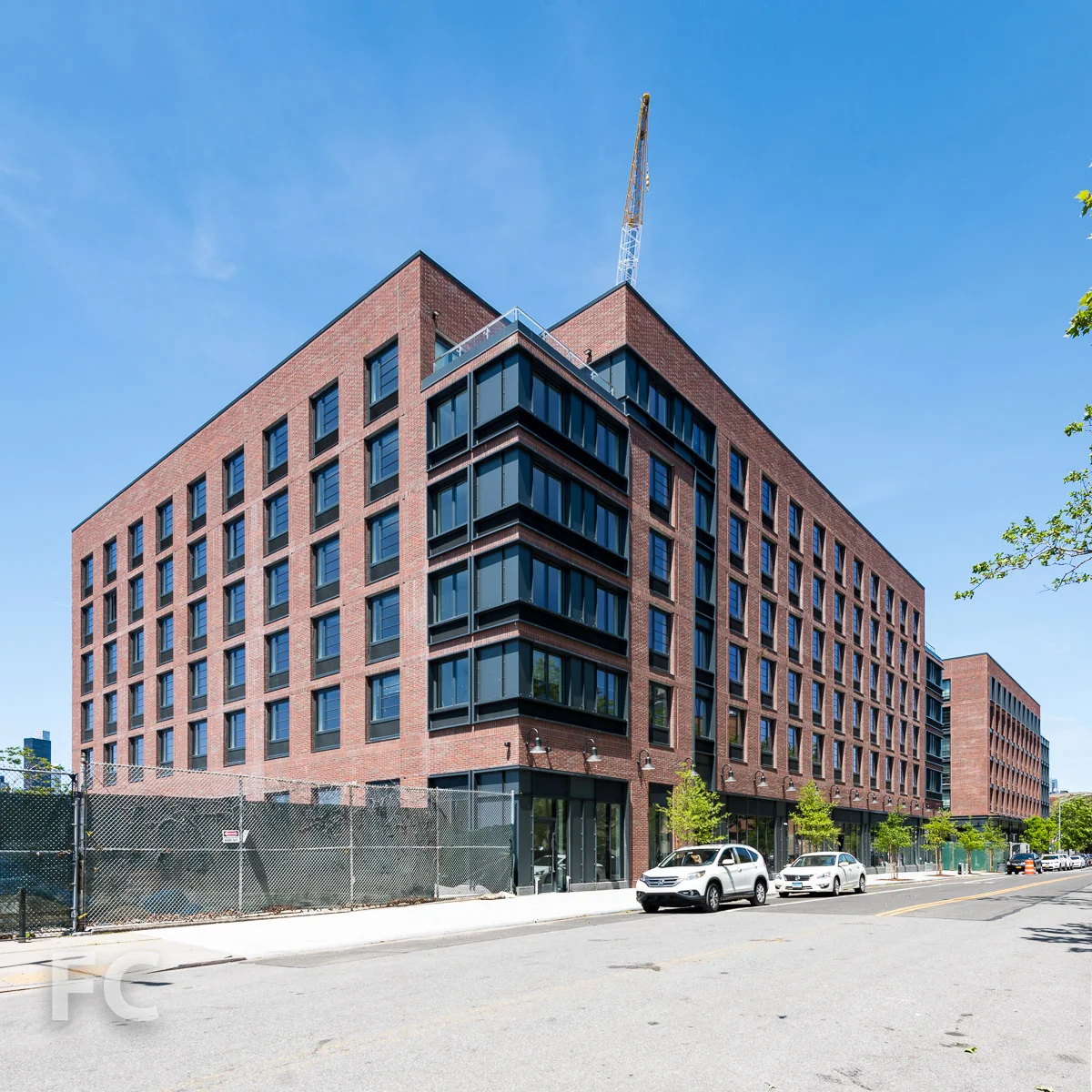 Southwest corner from Commercial Street.