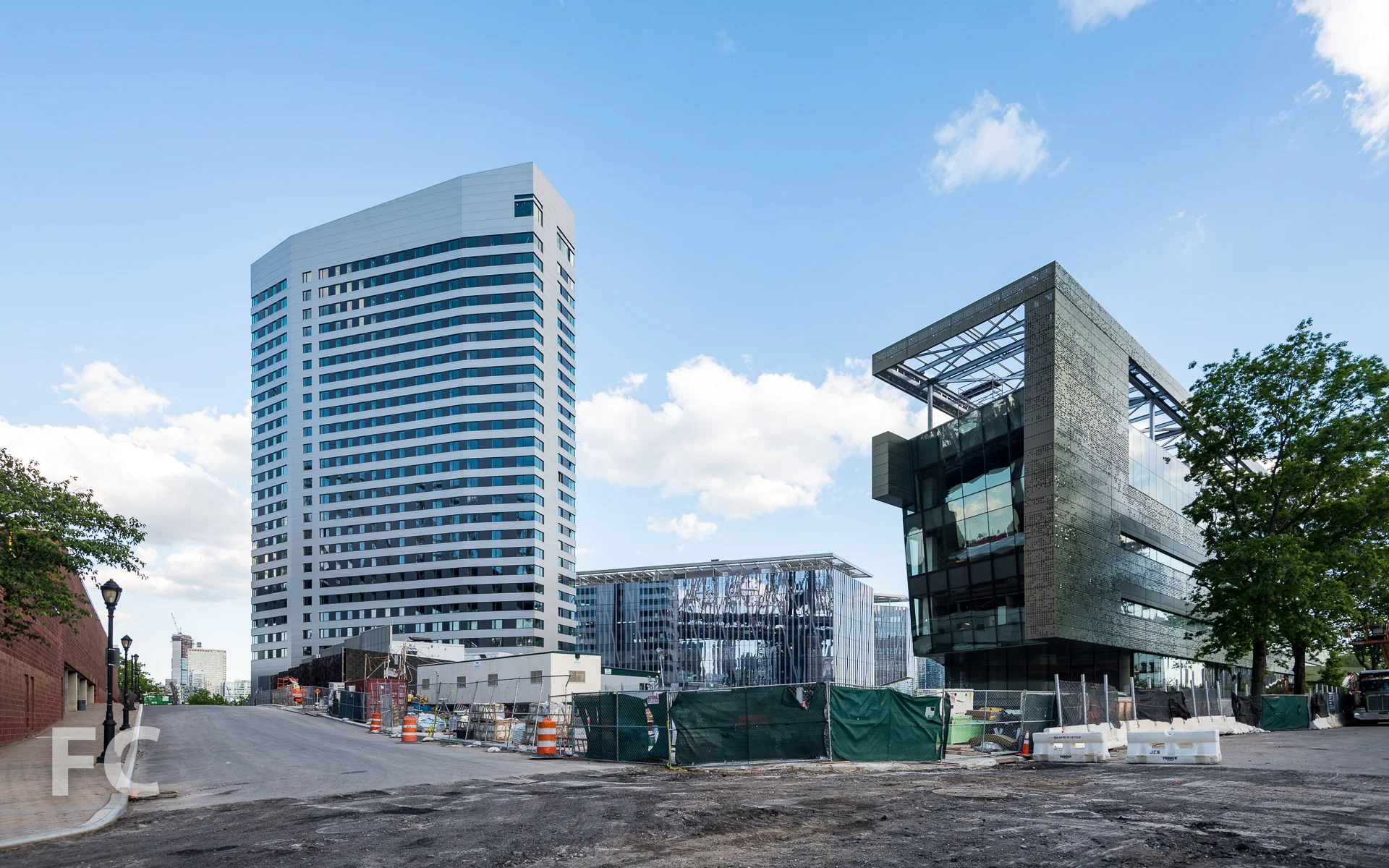 Northwest corner of the Cornell Tech campus.