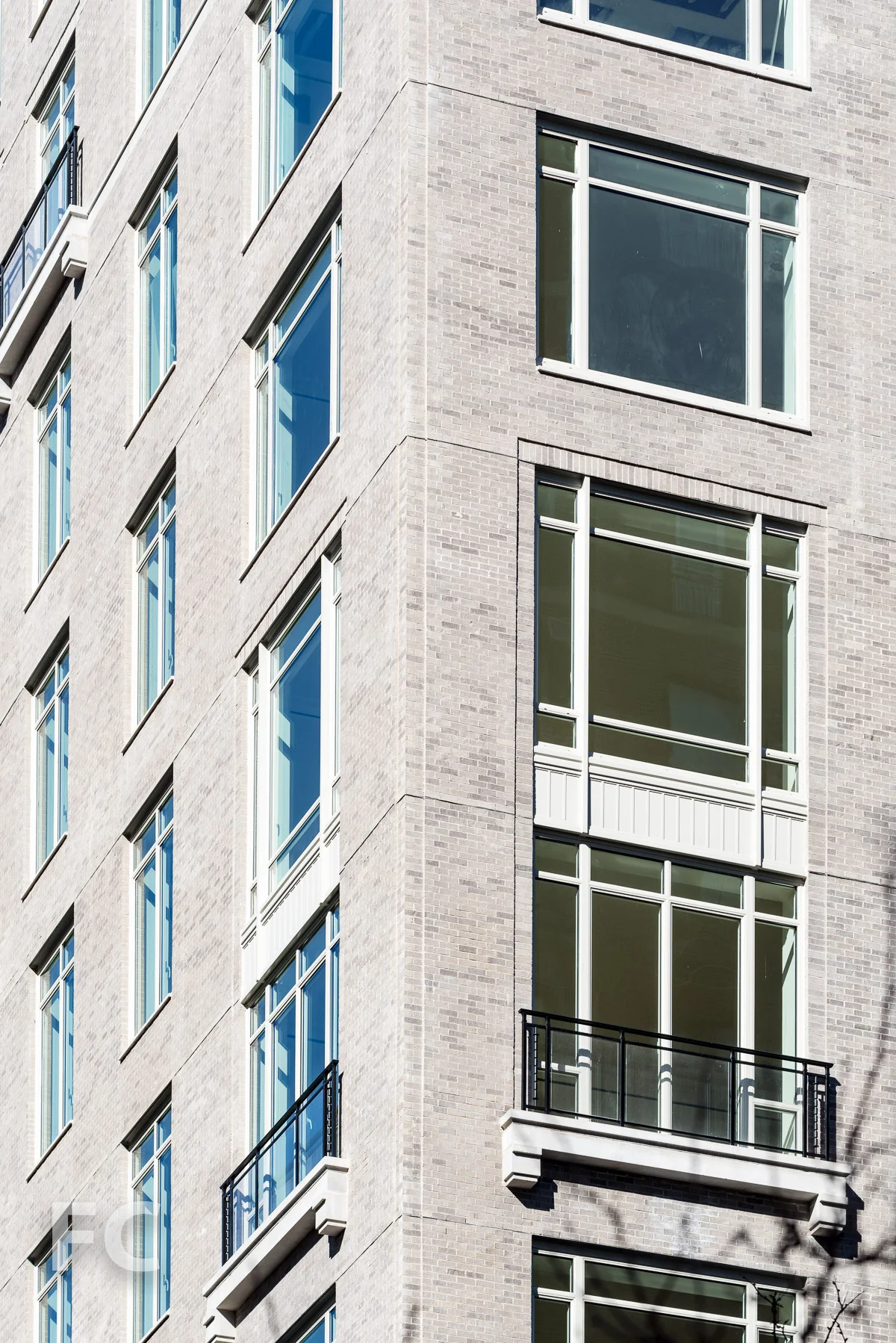 Southeast corner detail.