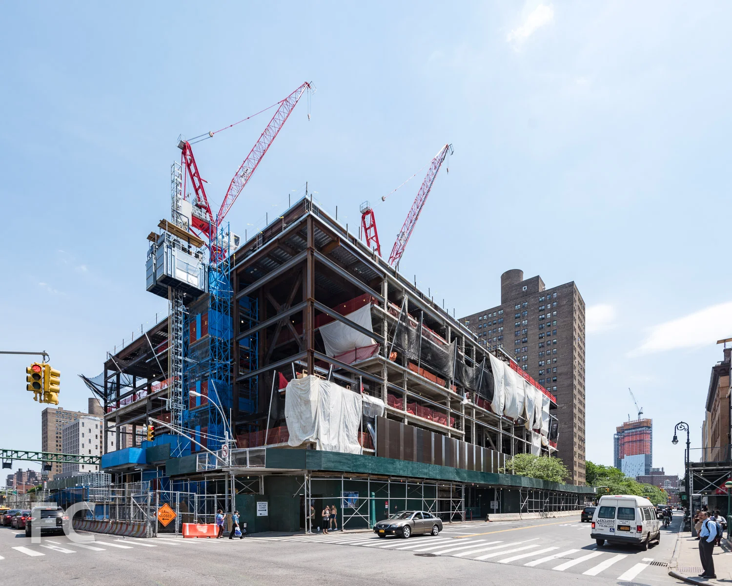 Northwest corner from Delancey Street.