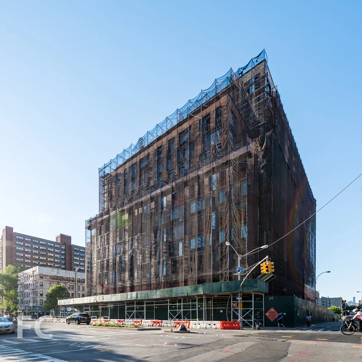 Southeast corner from Grand Street.