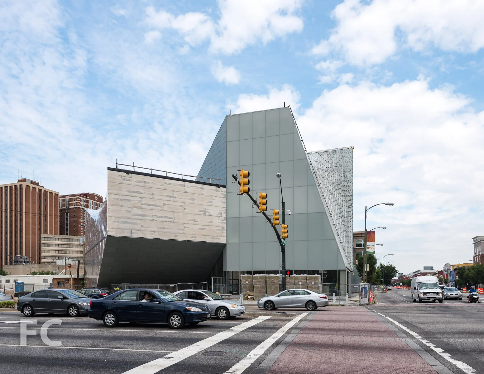 South facade from North Belvidere Street.