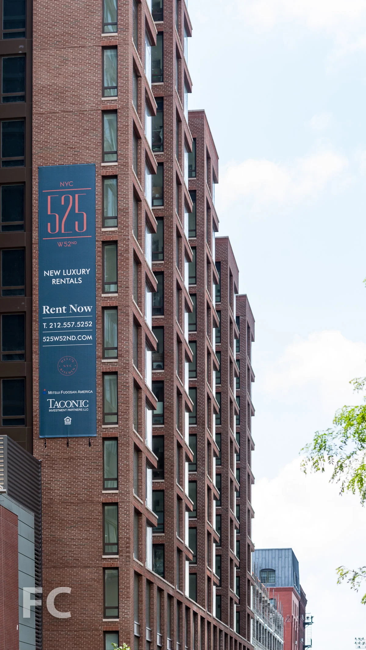 Close-up of the north tower façade.