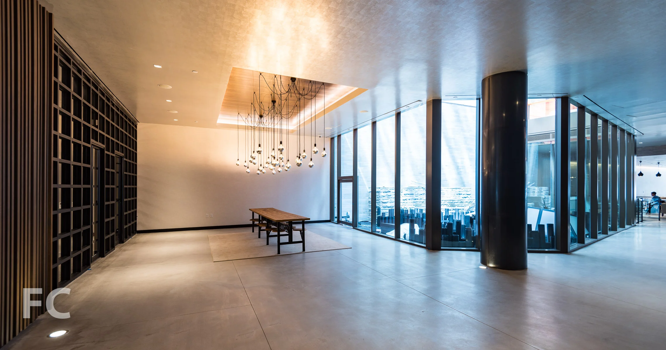 Lobby atrium.